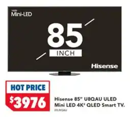 Harvey Norman Hisense 85" ULED Mini LED 4K' QLED Smart TV offer