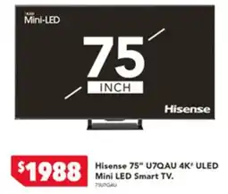 Harvey Norman Hisense 75" 4K ULED offer