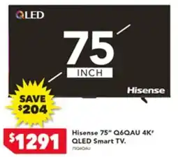 Harvey Norman Hisense 75" 4K offer