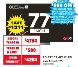 Harvey Norman LG 77" C5 4K OLED evo Smart TV offer