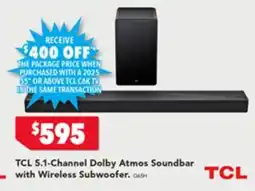 Harvey Norman TCL 5.1-Channel Dolby Atmos Soundbar offer