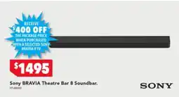 Harvey Norman Sony BRAVIA Theatre Bar 8 Soundbar offer