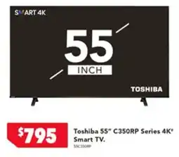 Harvey Norman Toshiba 55" Series 4K Smart TV offer