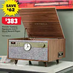 Harvey Norman Victrola 'Century Signature+ 6-in-1' Wood Record Player offer