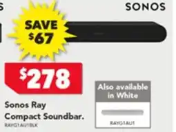 Harvey Norman Sonos Ray Compact Soundbar offer