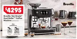 Harvey Norman Breville the Oracle Dual Boiler Coffee Machine offer