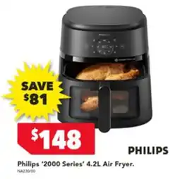 Harvey Norman Philips '2000 Series' 4.2L Air Fryer offer