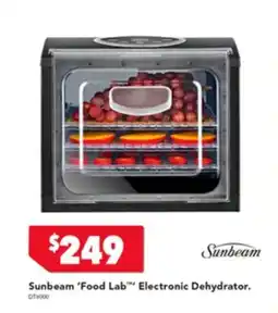 Harvey Norman Sunbeam 'Food Lab Electronic Dehydrator offer