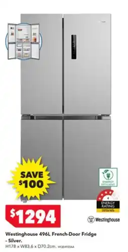 Harvey Norman Westinghouse French-Door Fridge offer