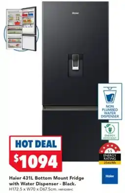 Harvey Norman Haier Bottom Mount Fridge offer