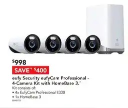 Harvey Norman Security eufyCam Professional offer