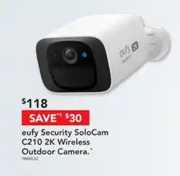 Harvey Norman Security SoloCam 2K Wireless Outdoor Camera offer
