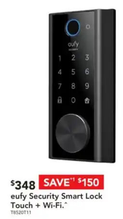 Harvey Norman Security Smart Lock Touch + Wi-Fi offer
