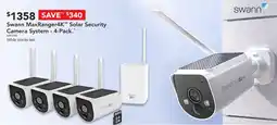 Harvey Norman Swann MaxRanger 4K Solar Security Camera System offer