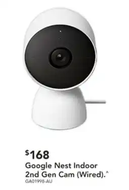 Harvey Norman Google Nest Indoor 2nd Gen Cam (Wired) offer