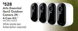 Harvey Norman Arlo Essential Gen2 Outdoor Camera 2K offer
