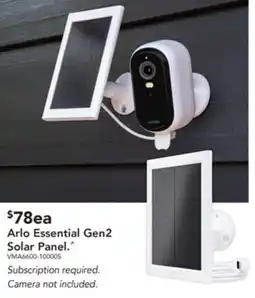 Harvey Norman Arlo Essential Gen2 Solar Panel offer