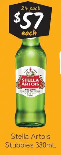 Cellarbrations Stella Artois Stubbies offer