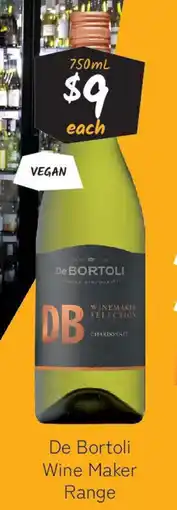Cellarbrations De Bortoli Wine Maker Range offer