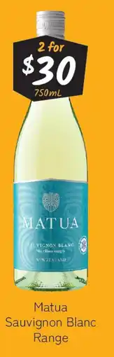 Cellarbrations Matua Sauvignon Blanc Range offer