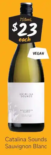 Cellarbrations Catalina Sounds Sauvignon Blanc offer