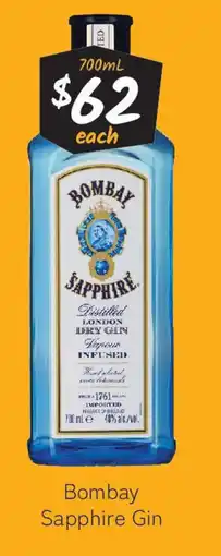 Cellarbrations Bombay Sapphire Gin offer