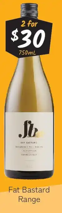 Cellarbrations Fat Bastard Range offer