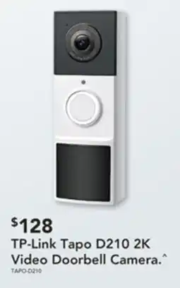 Harvey Norman TP-Link Tapo 2K Video Doorbell Camera offer