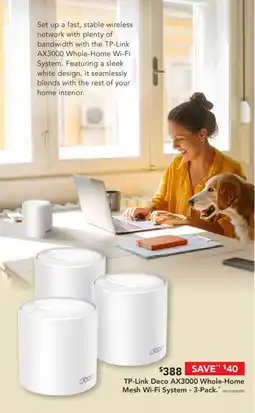 Harvey Norman TP-Link Deco Whole-Home Mesh Wi-Fi System offer