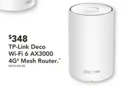 Harvey Norman TP-Link Deco Wi-Fi 6 4G+ Mesh Router offer