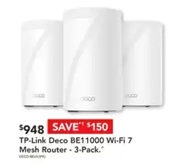 Harvey Norman TP-Link Deco Wi-Fi 7 Mesh Router offer