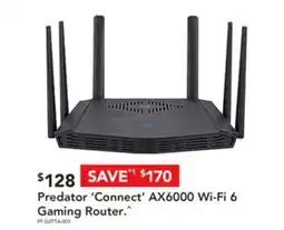 Harvey Norman Predator 'Connect' Wi-Fi 6 Gaming Router offer