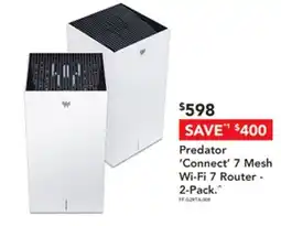 Harvey Norman 'Connect' 7 Mesh Wi-Fi 7 Router offer