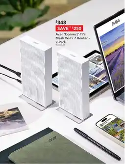 Harvey Norman Acer ‘Connect' T7c Mesh Wi-Fi 7 Router offer