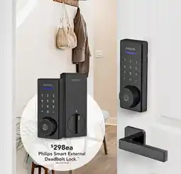 Harvey Norman Philips Smart External Deadbolt Lock offer