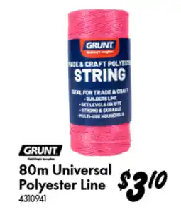 Bunnings Universal Polyester Line offer