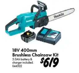 Bunnings 18V Brushless Chainsaw Kit offer