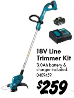 Bunnings 18V Line Trimmer Kit offer