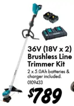 Bunnings Brushless Line Trimmer Kit offer