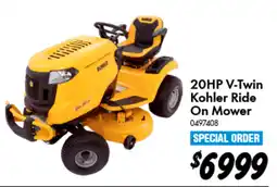 Bunnings 20HP V-Twin Kohler Ride On Mower offer