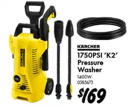 Bunnings 'K2' Pressure Washer offer