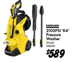 Bunnings 'K4' Pressure Washer offer