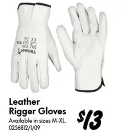 Bunnings Leather Rigger Gloves offer