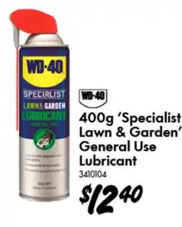 Bunnings Lawn & Garden' General Use Lubricant offer
