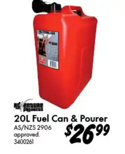 Bunnings Fuel Can & Pourer offer