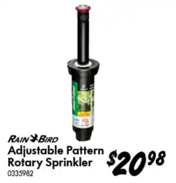 Bunnings Adjustable Pattern Rotary Sprinkler offer