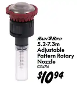Bunnings Adjustable Pattern Rotary Nozzle offer