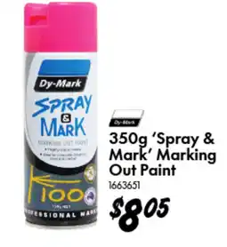 Bunnings 'Spray & Mark' Marking Out Paint offer