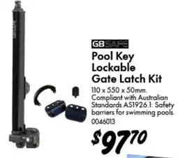 Bunnings Pool Key Lockable Gate Latch Kit offer