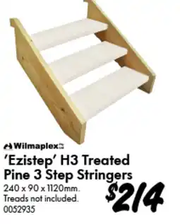 Bunnings 'Ezistep' H3 Treated Pine 3 Step Stringers offer